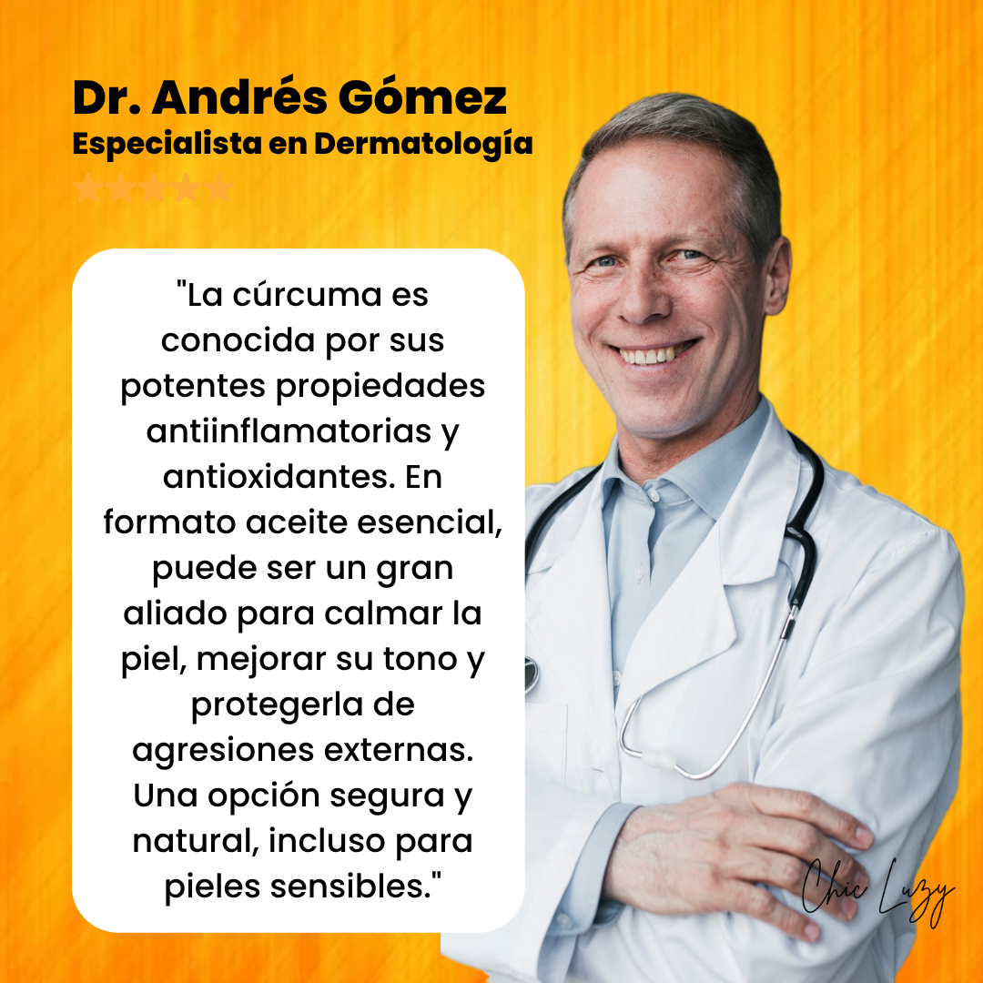 Manchas fuera en 7 días – Aceite Cúrcuma Piel®