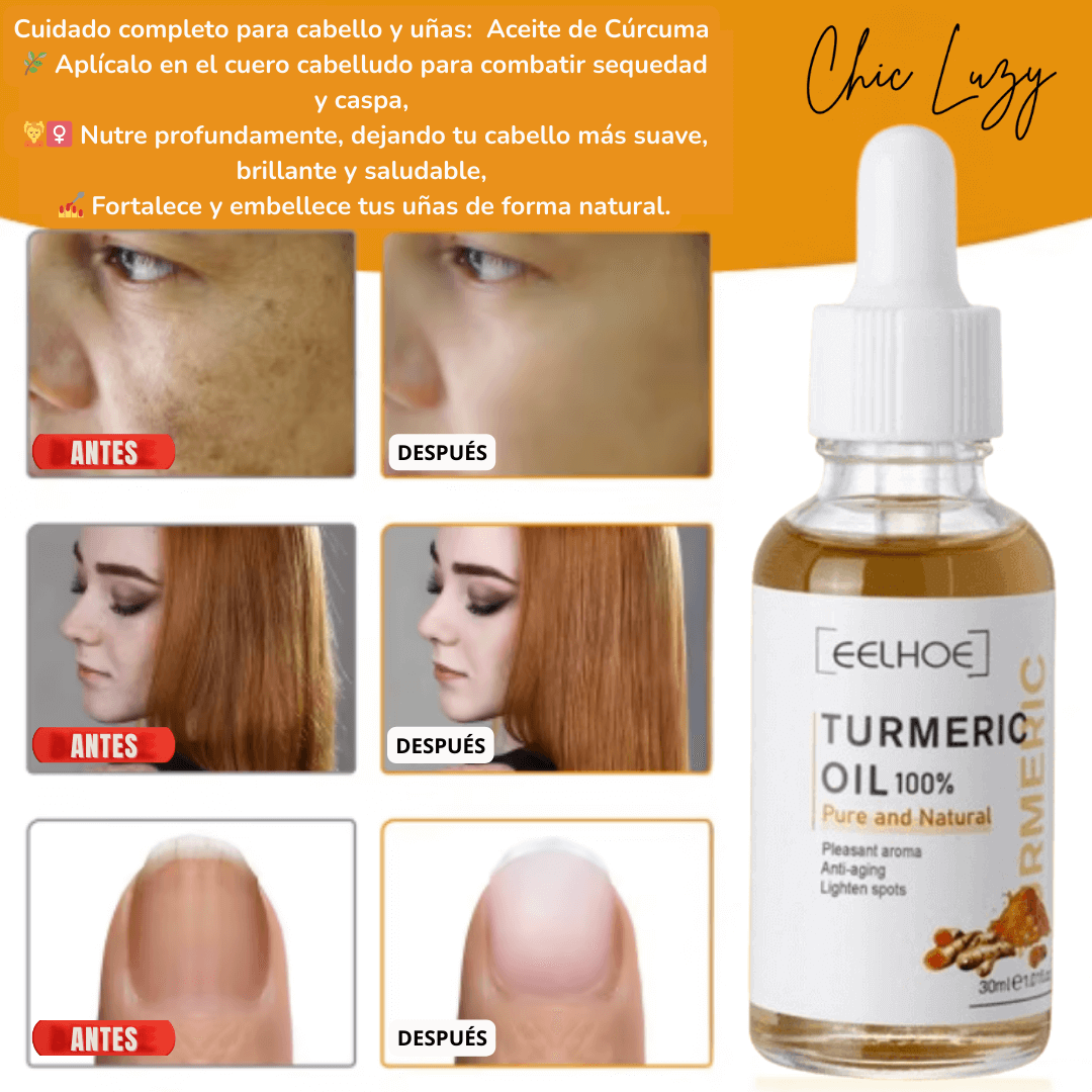 Aceite Cúrcuma Piel® - Manchas fuera en 7 días